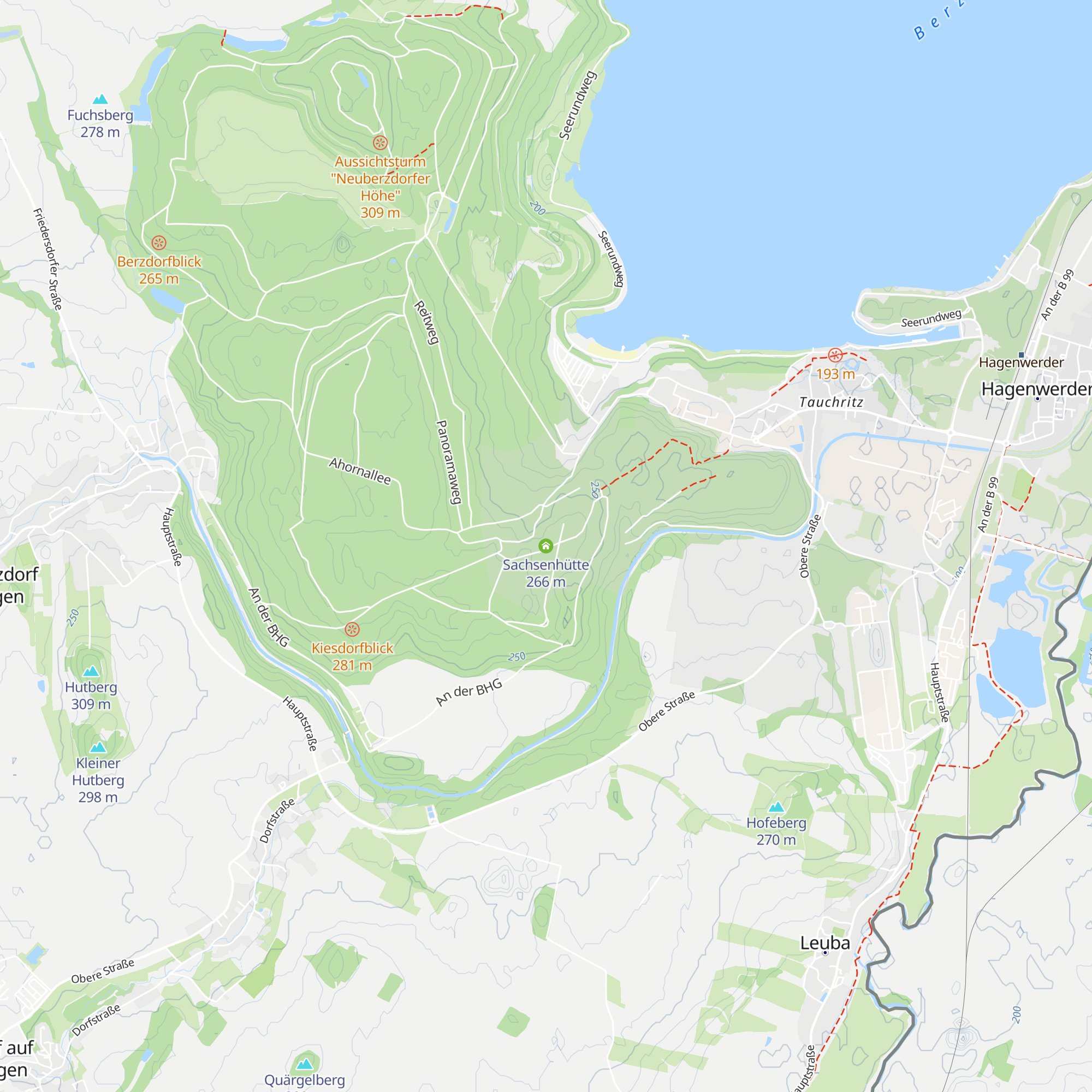Sachsenhütte map