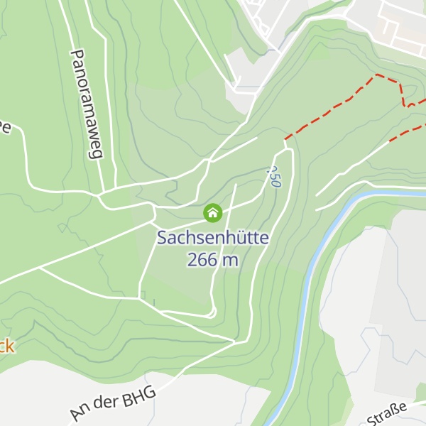 Map of Sachsenhütte