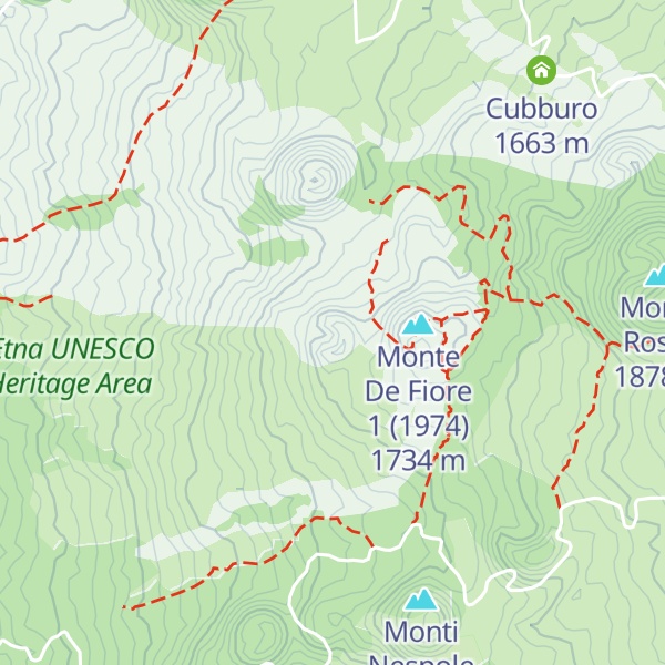 Map of Monte De Fiore 2 (1974)