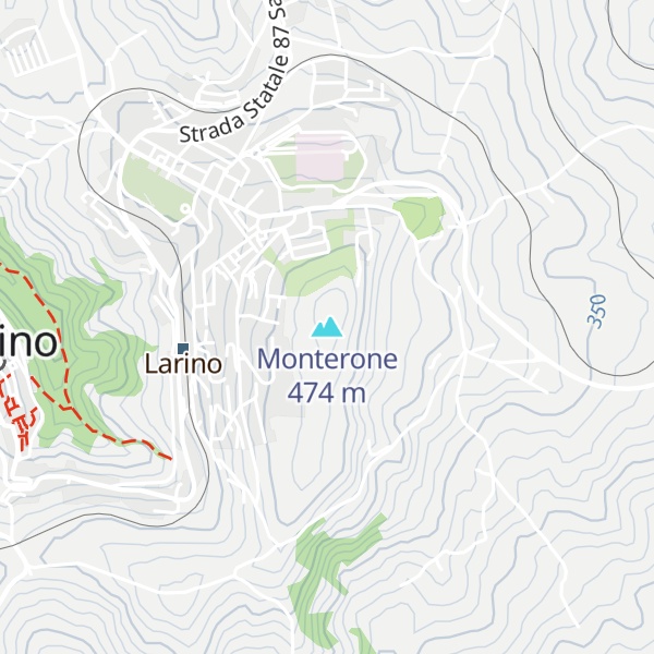 Map of Monterone