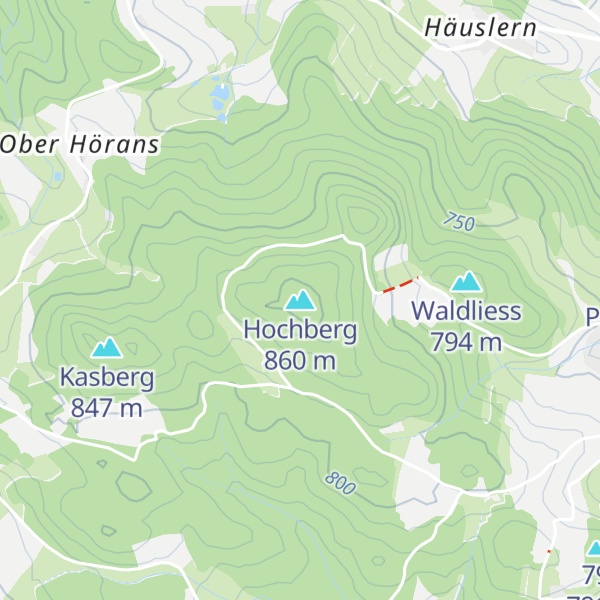 Map of Hochberg