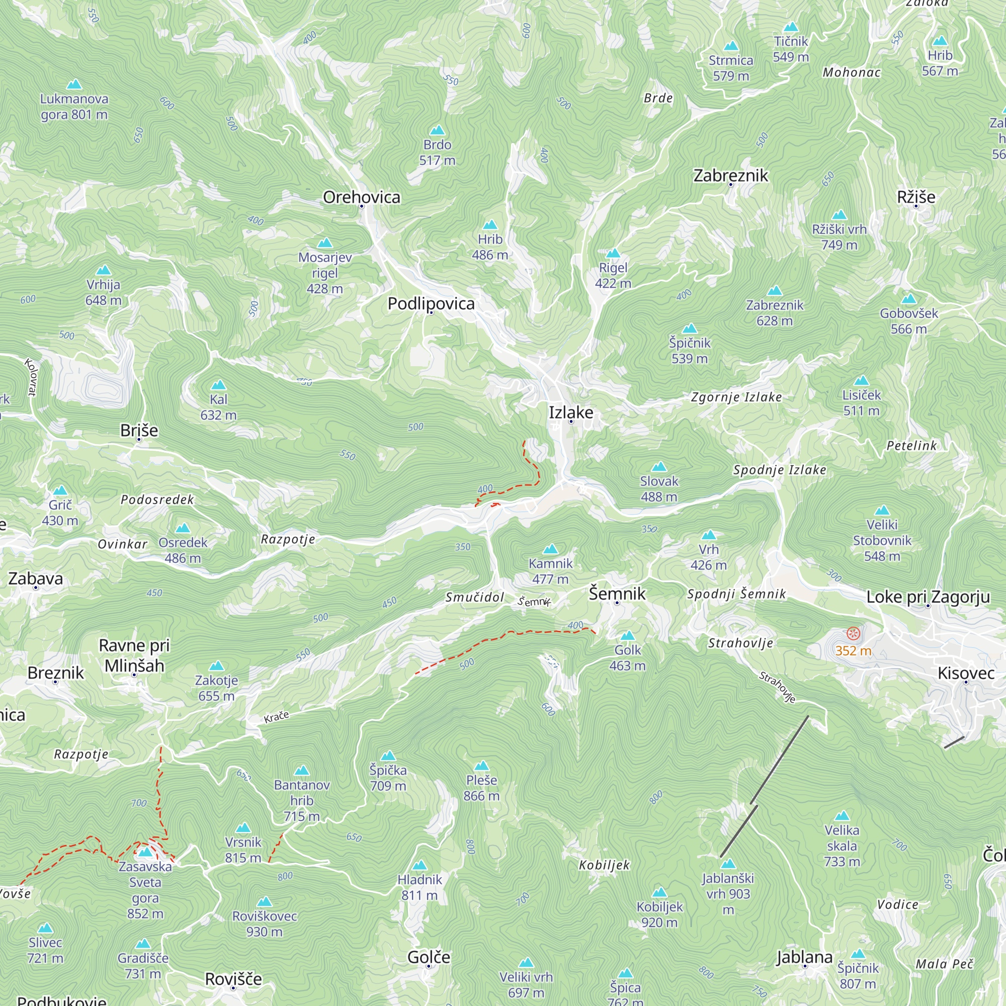 Pizzeria Čebelica map