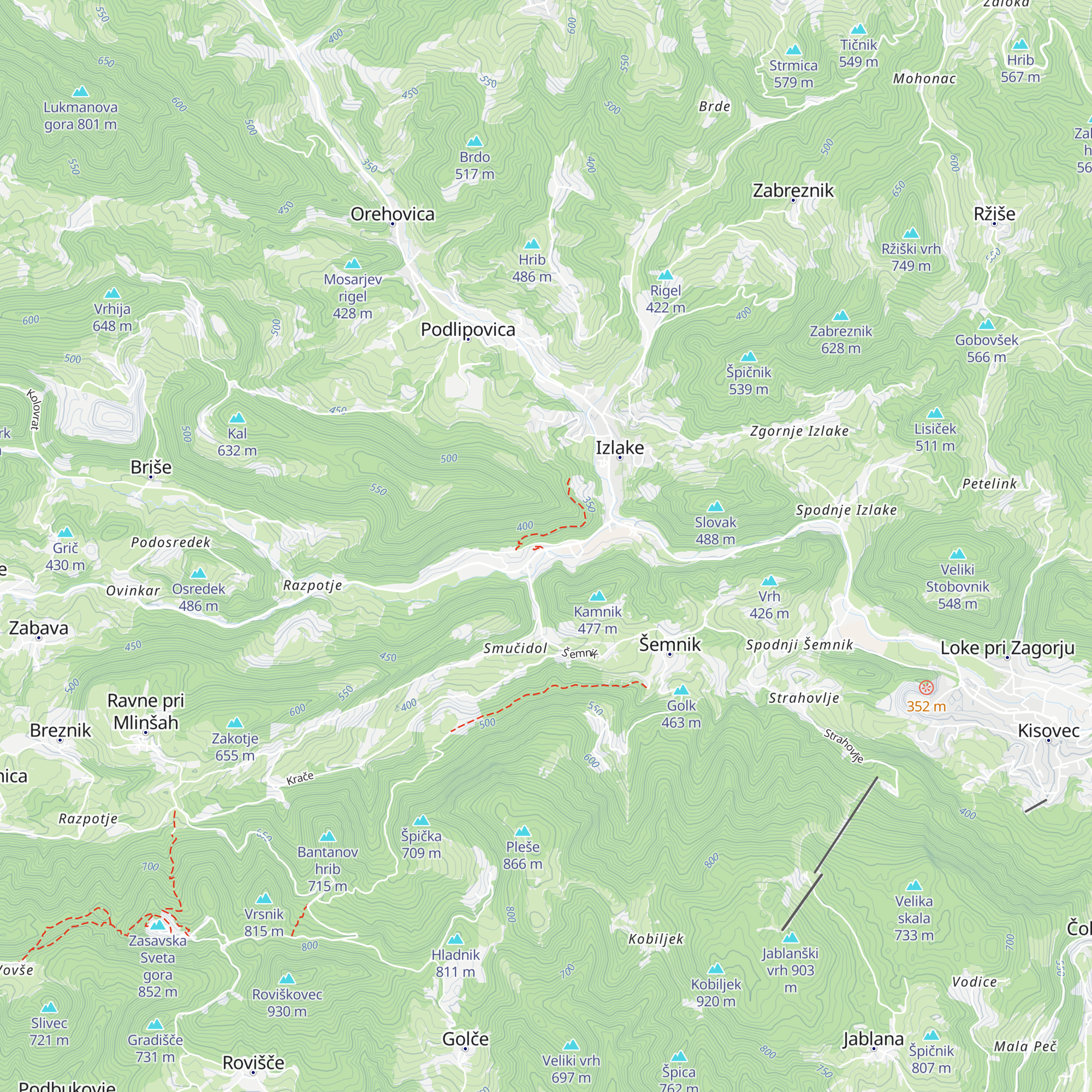 Pizzeria Čebelica map