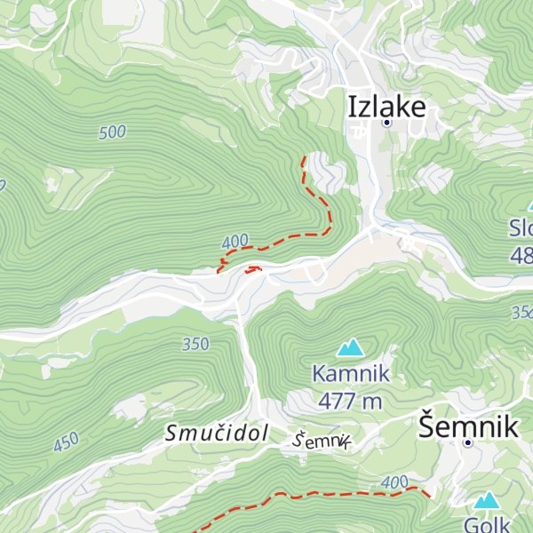 Map of Pizzeria Čebelica