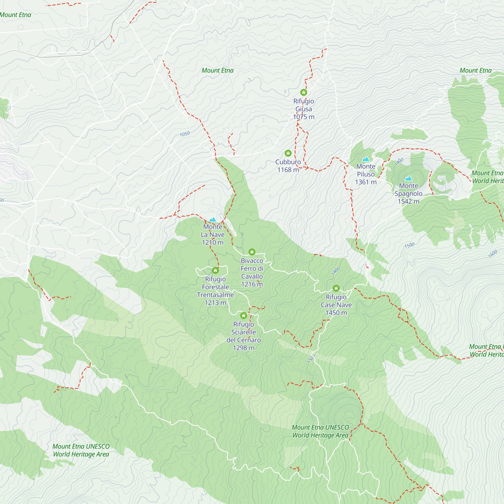 Bivacco Ferro di Cavallo map