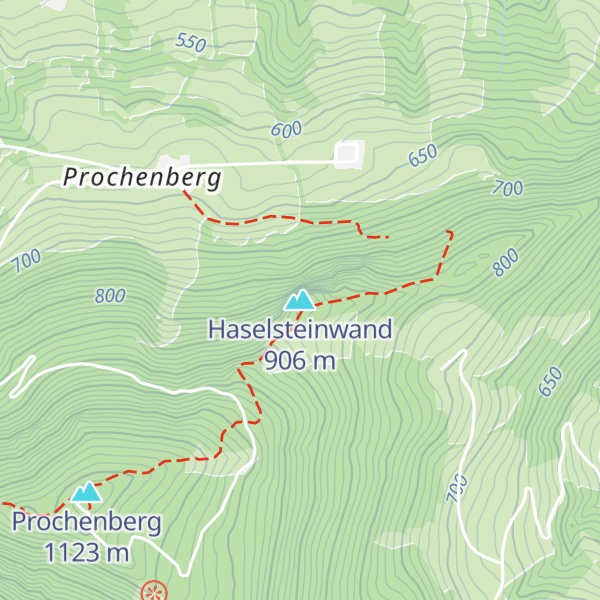 Map of Haselsteinwand