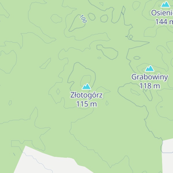 Map of Złotogórz