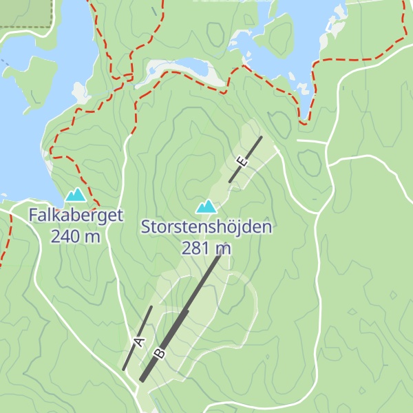 Map of Storstenshöjden