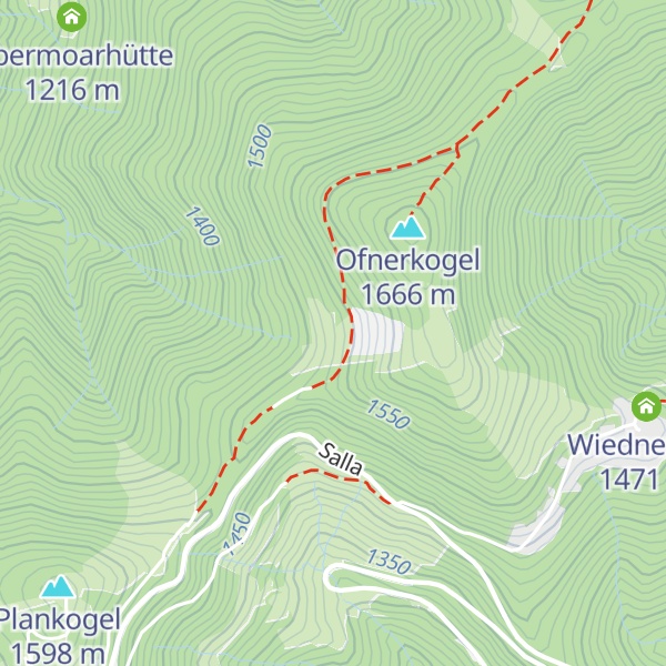 Map of Wimpffenalm