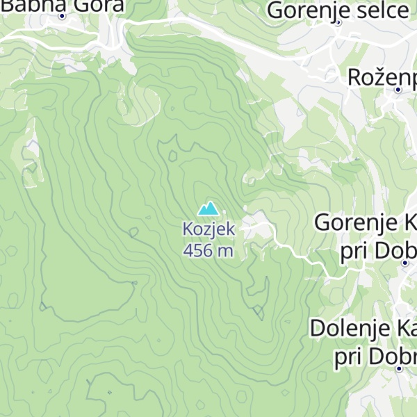 Map of Kozjek