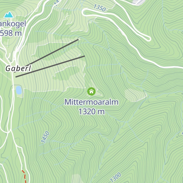 Map of Mittermoaralm