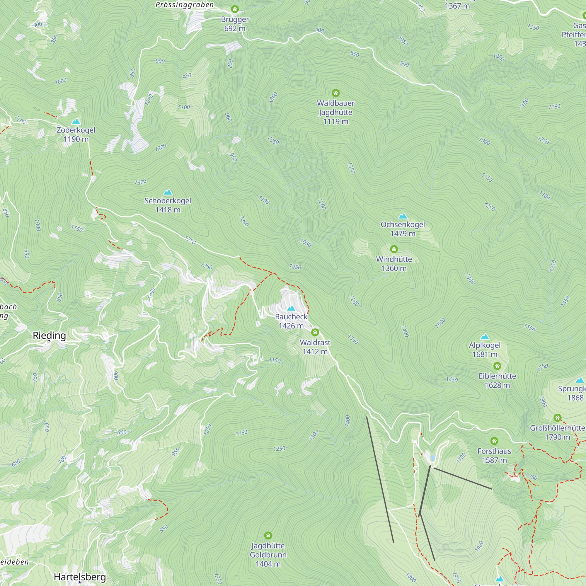 Hubertushütte map
