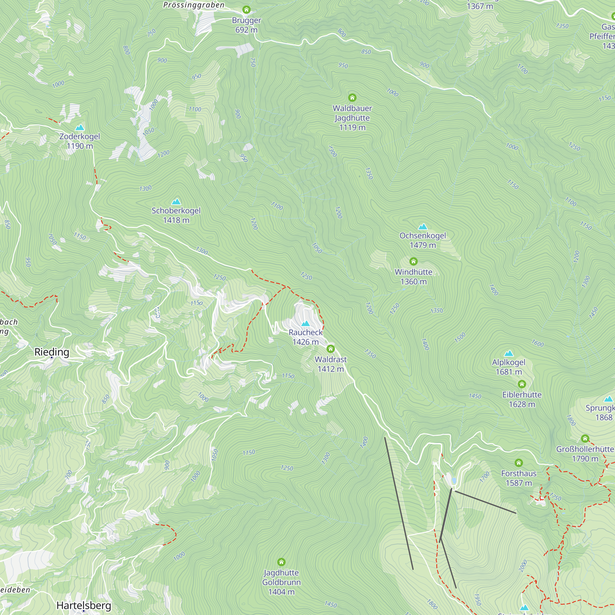 Hubertushütte map