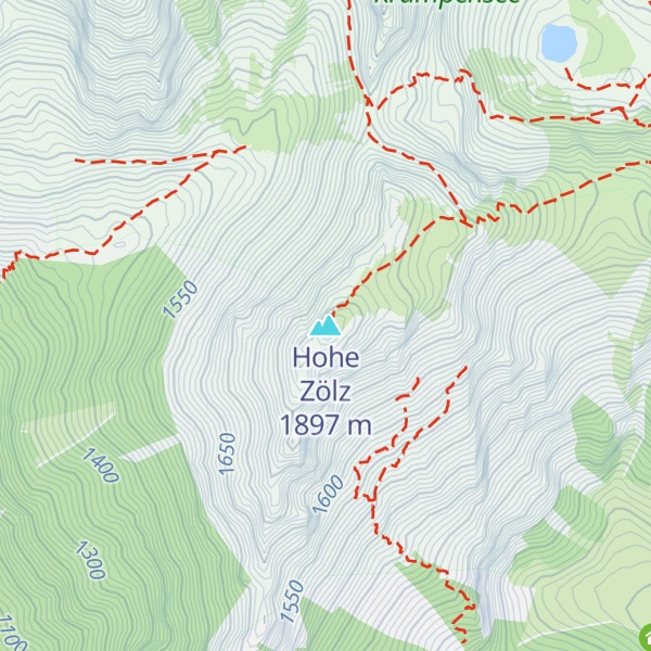Map of Hohe Zölz