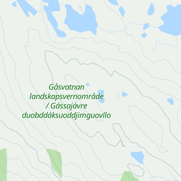 Map of Stabbursdalsryggen