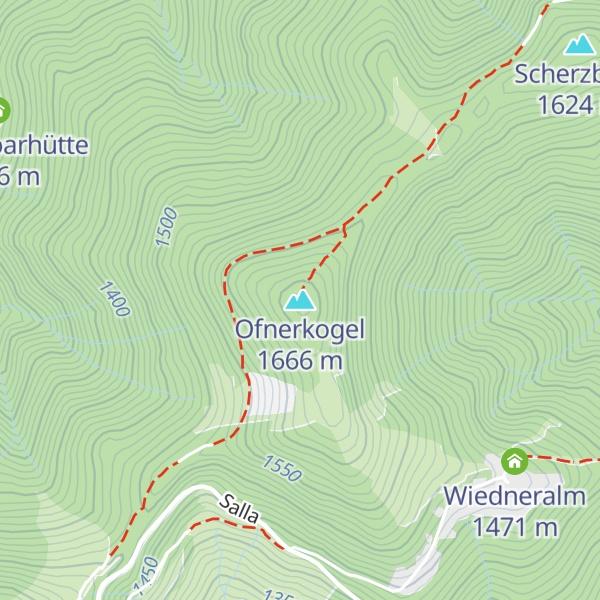 Map of Ofnerkogel