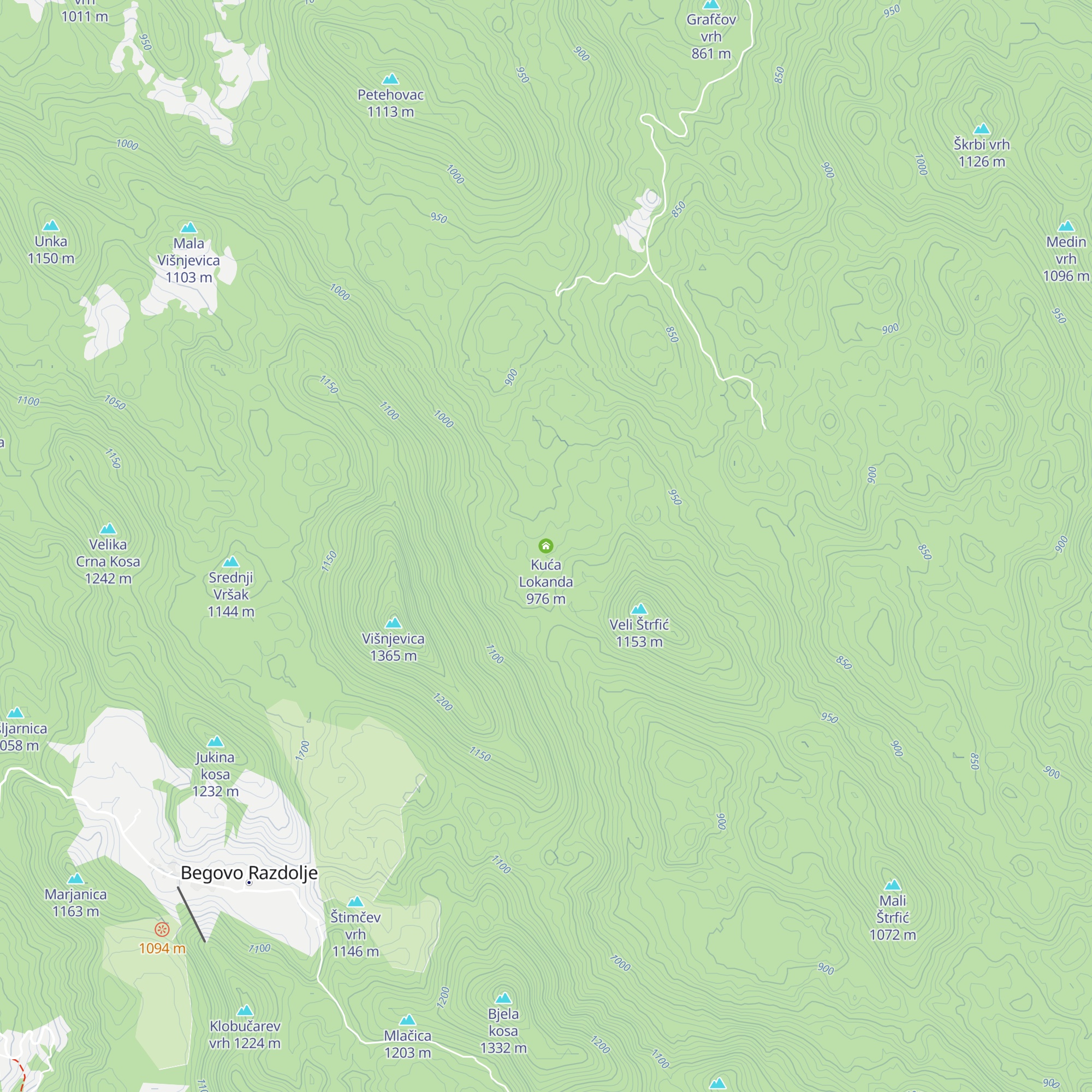 Kuća Lokanda map