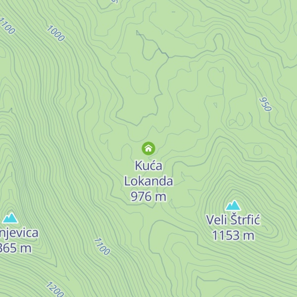 Map of Kuća Lokanda