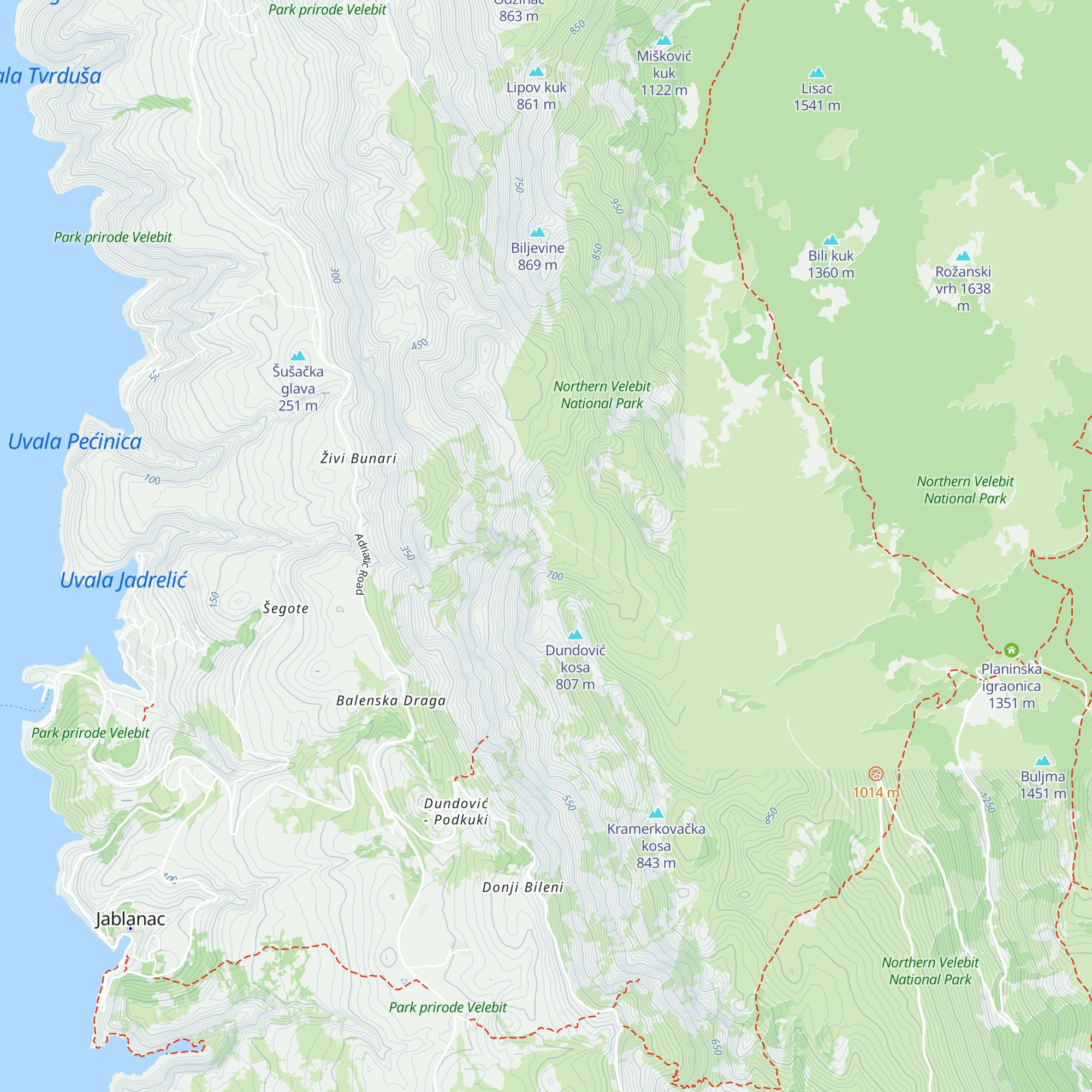 Zaokretna stanica bivše industrijske žičare map