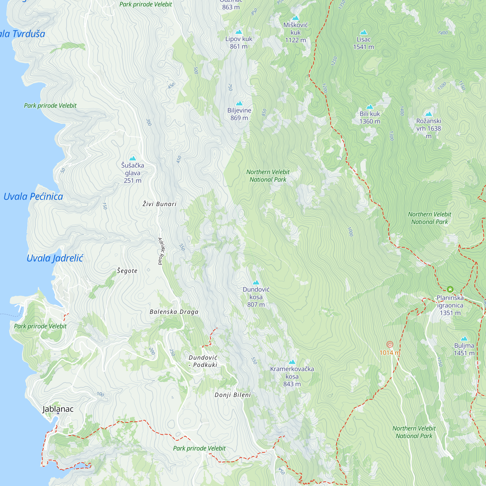 Zaokretna stanica bivše industrijske žičare map