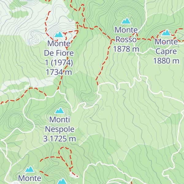 Map of Monte Leporello