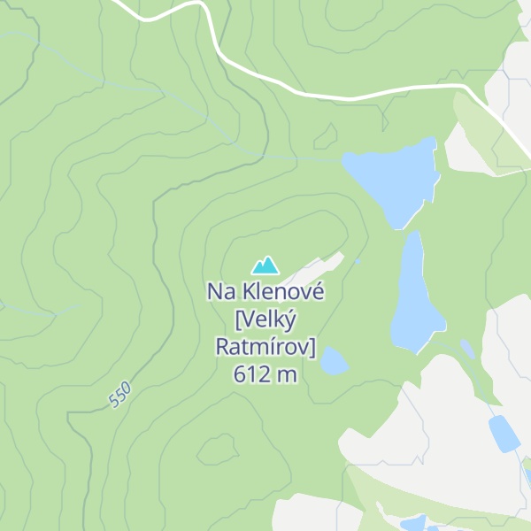Map of Na Klenové [Velký Ratmírov]