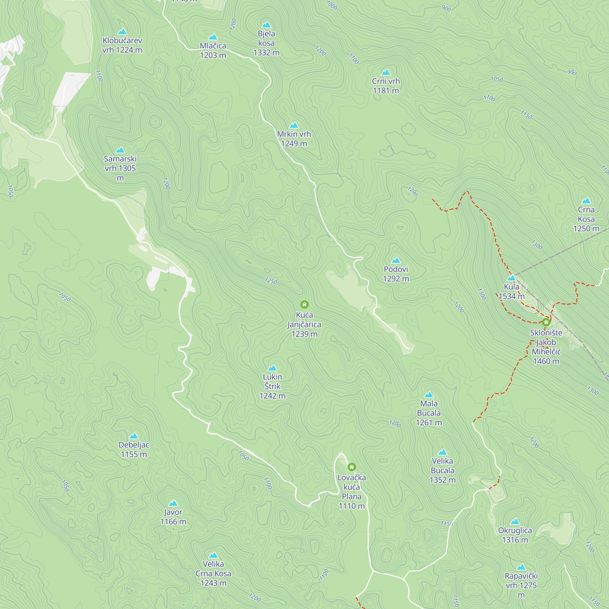 Kuća Janjčarica map
