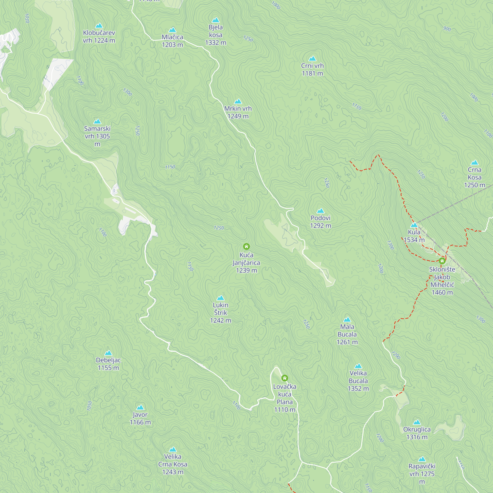 Kuća Janjčarica map