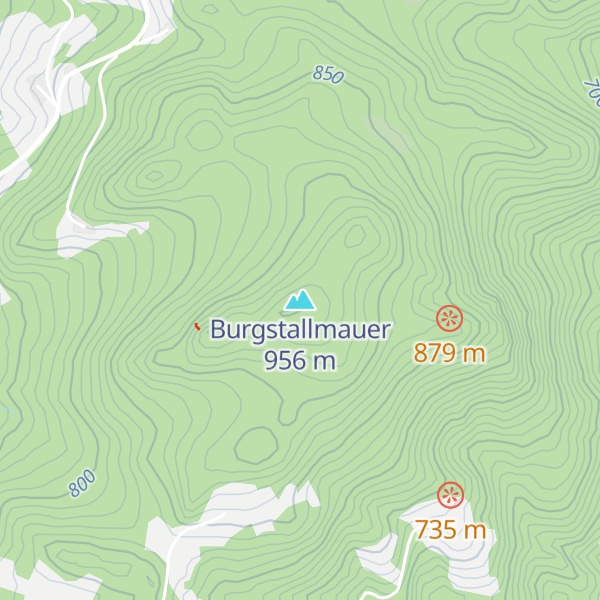 Map of Burgstallmauer