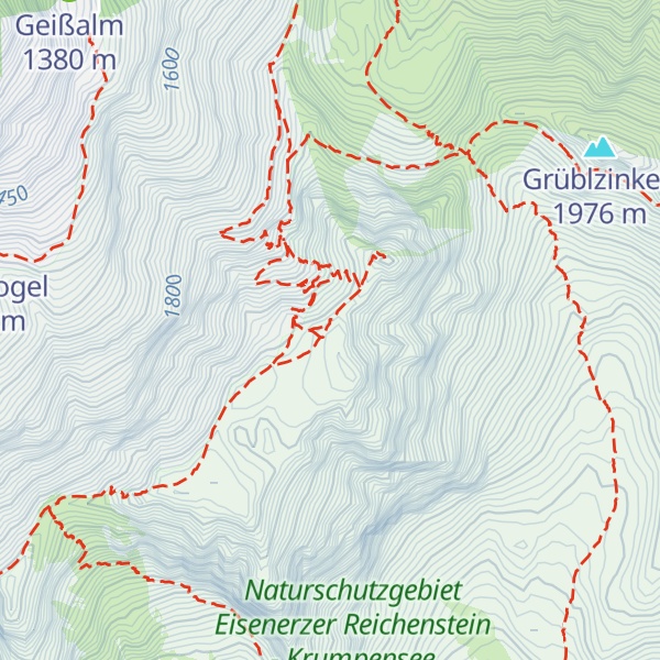 Map of Reichensteinhütte