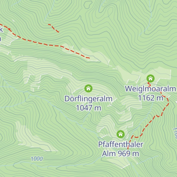 Map of Dörflingeralm