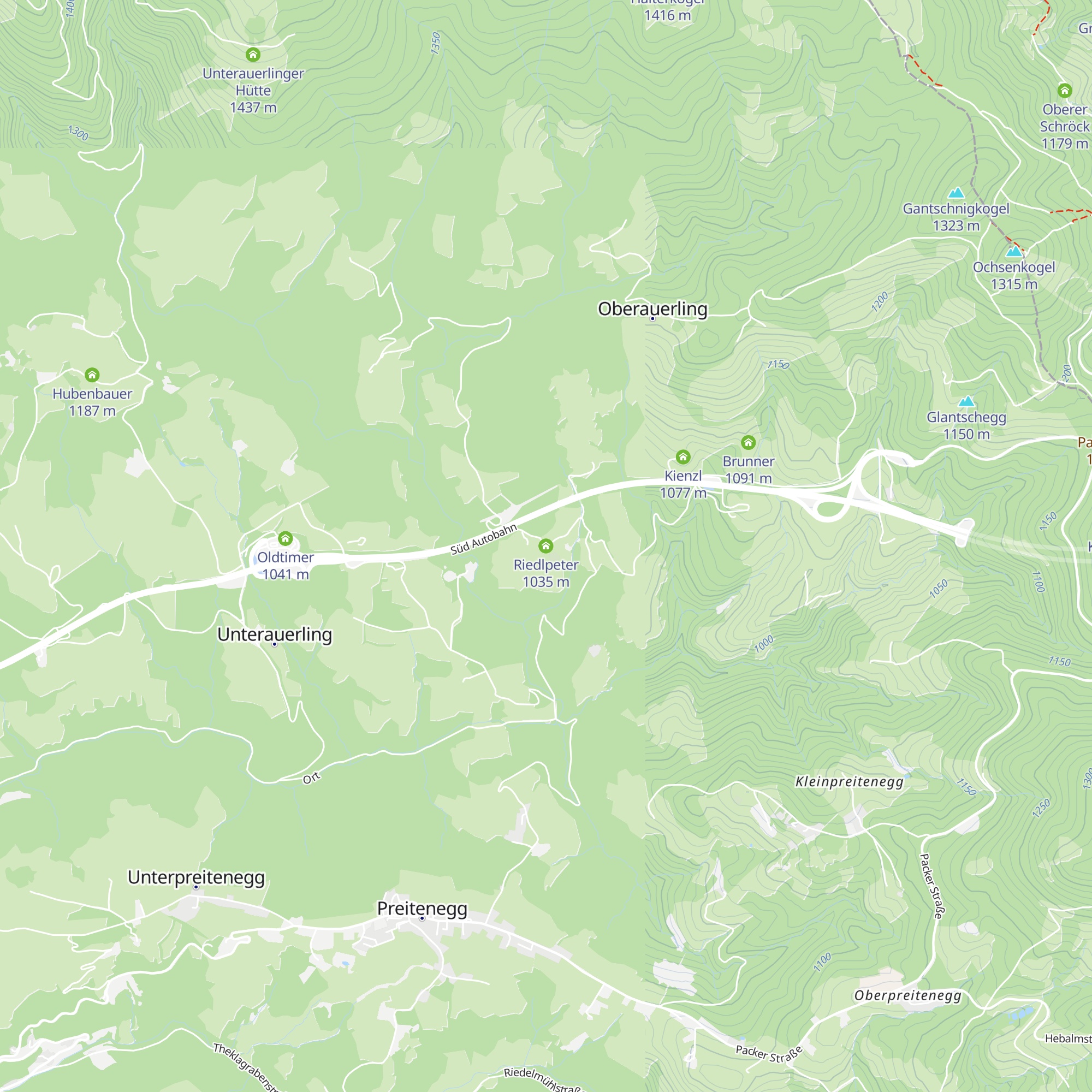 Riedlpeter map