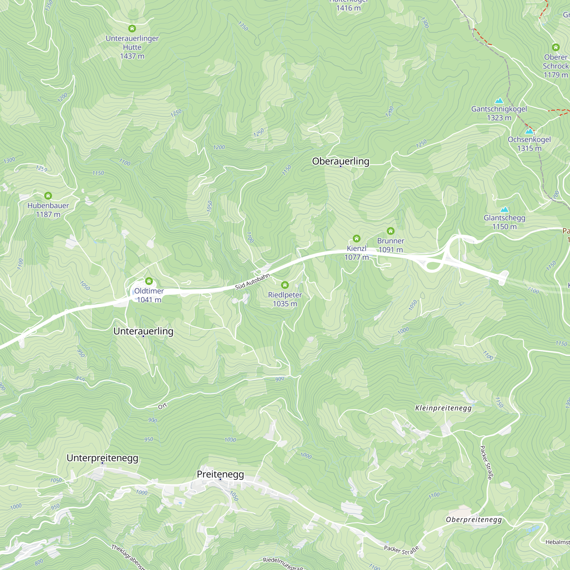 Riedlpeter map