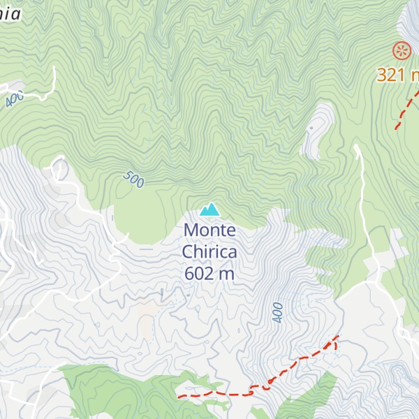Map of Monte Chirica