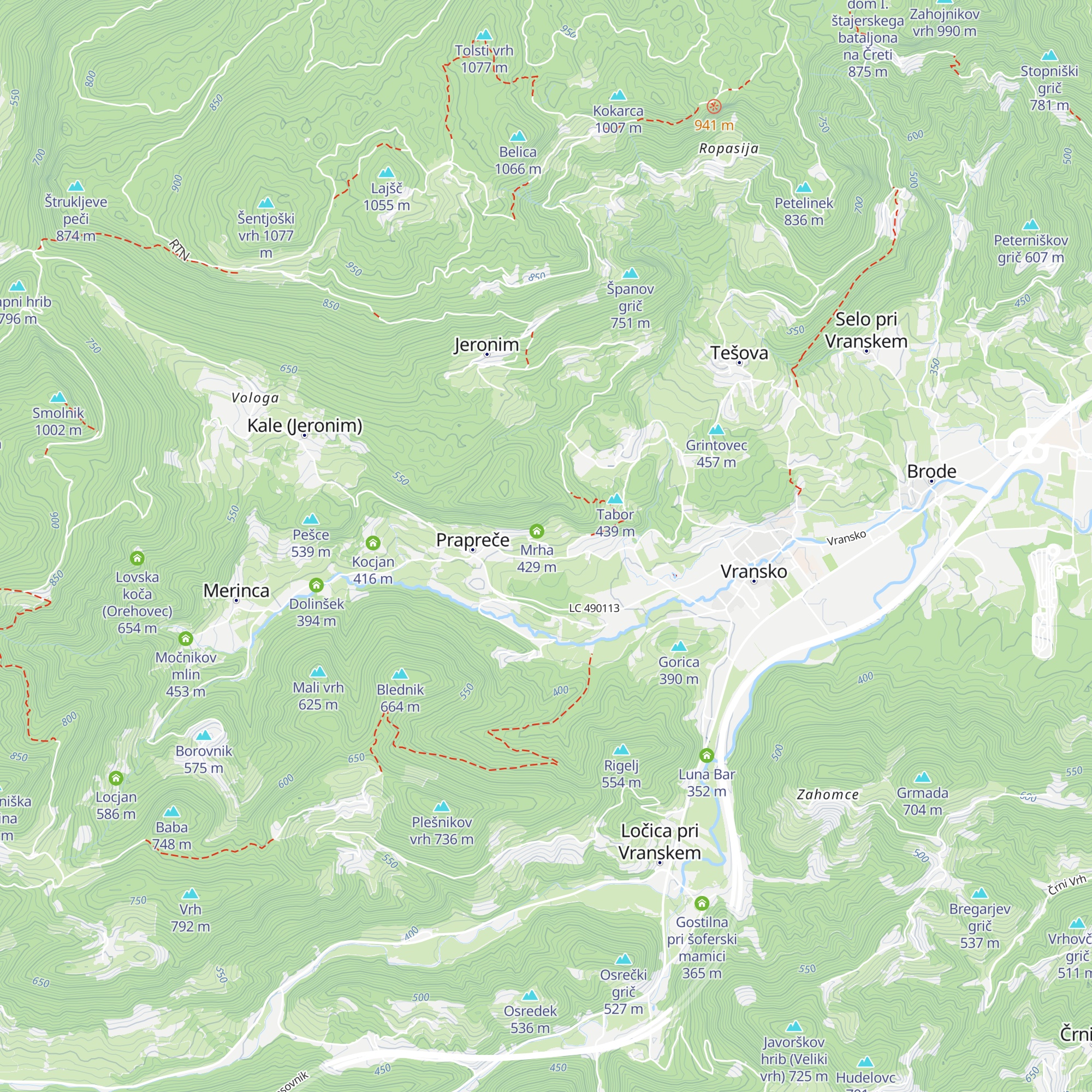 Jakc map