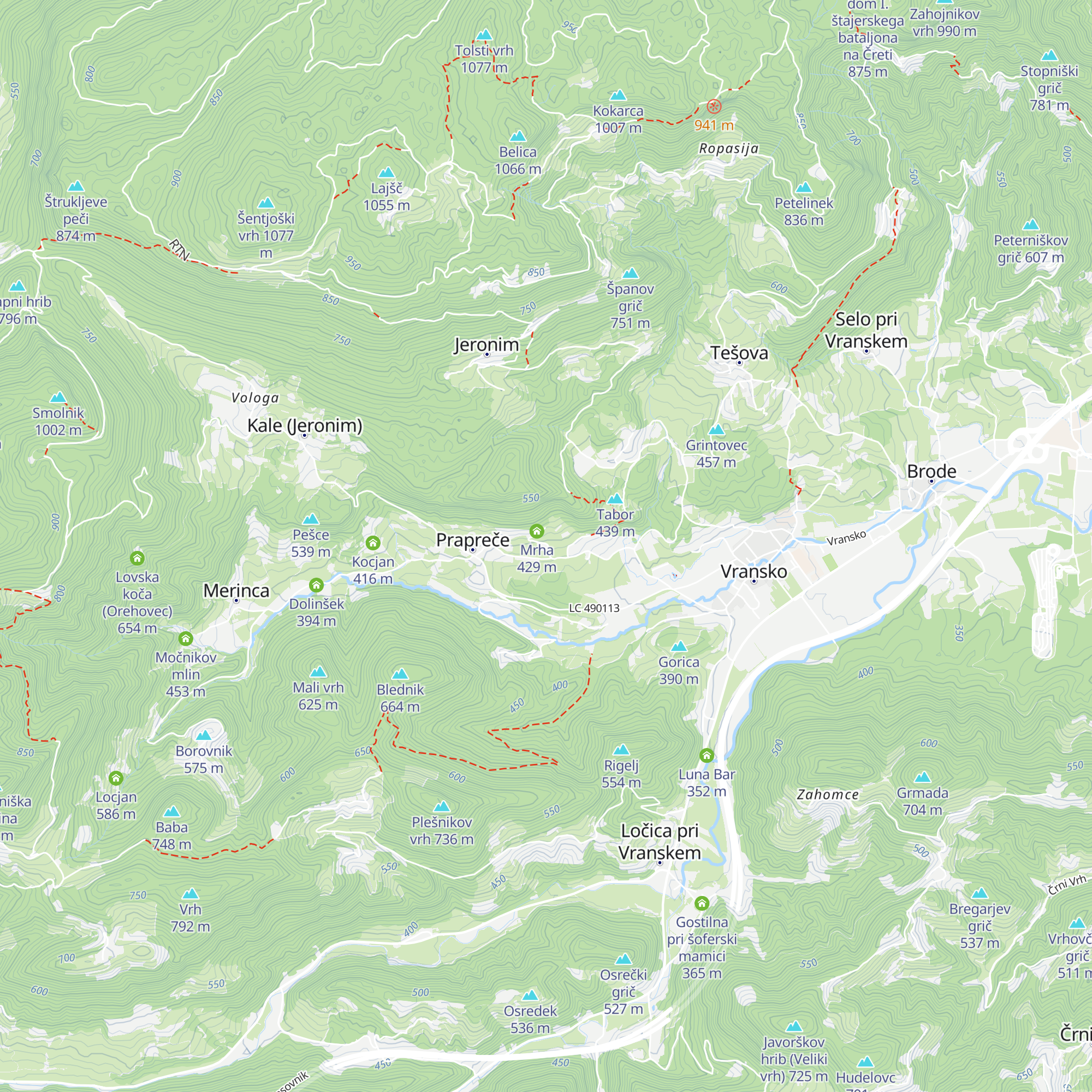Jakc map