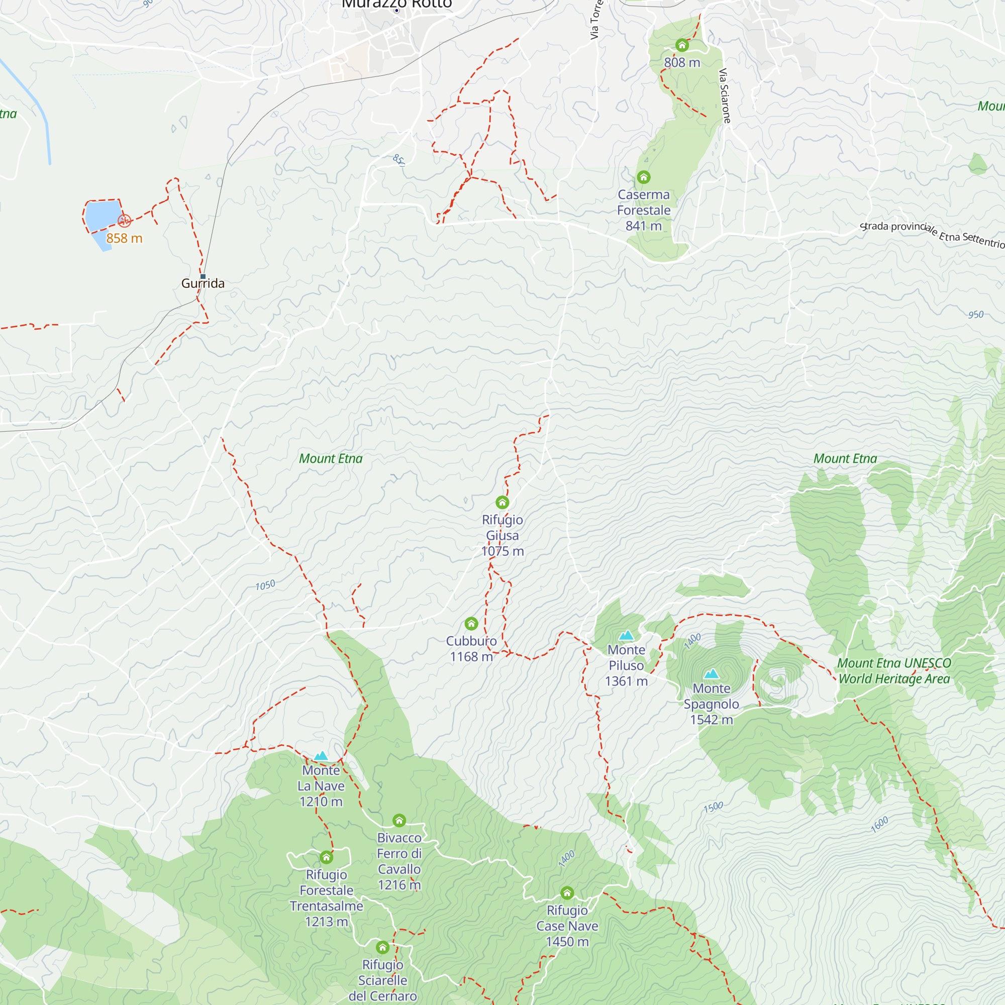 Rifugio Giusa map