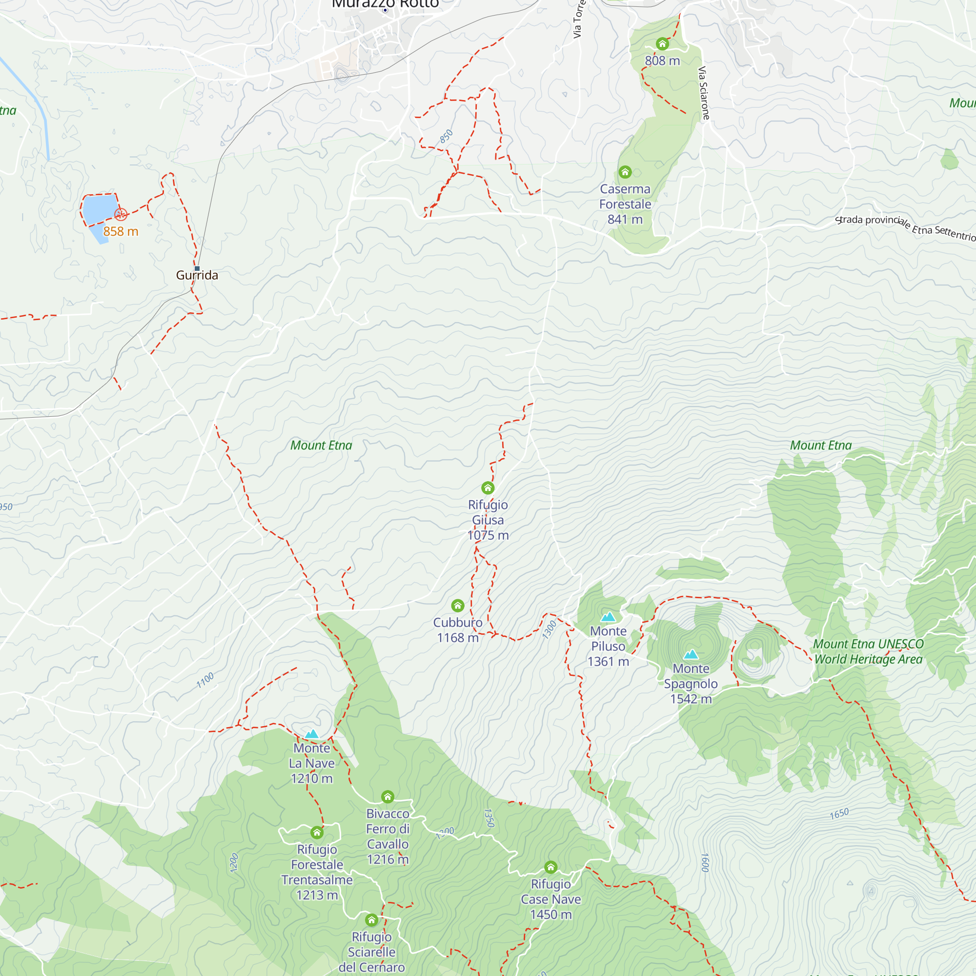 Rifugio Giusa map