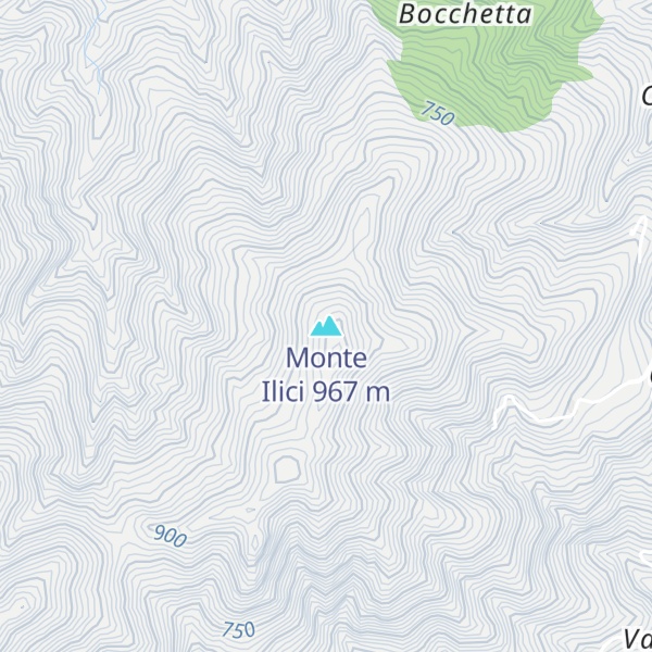 Map of Monte Ilici