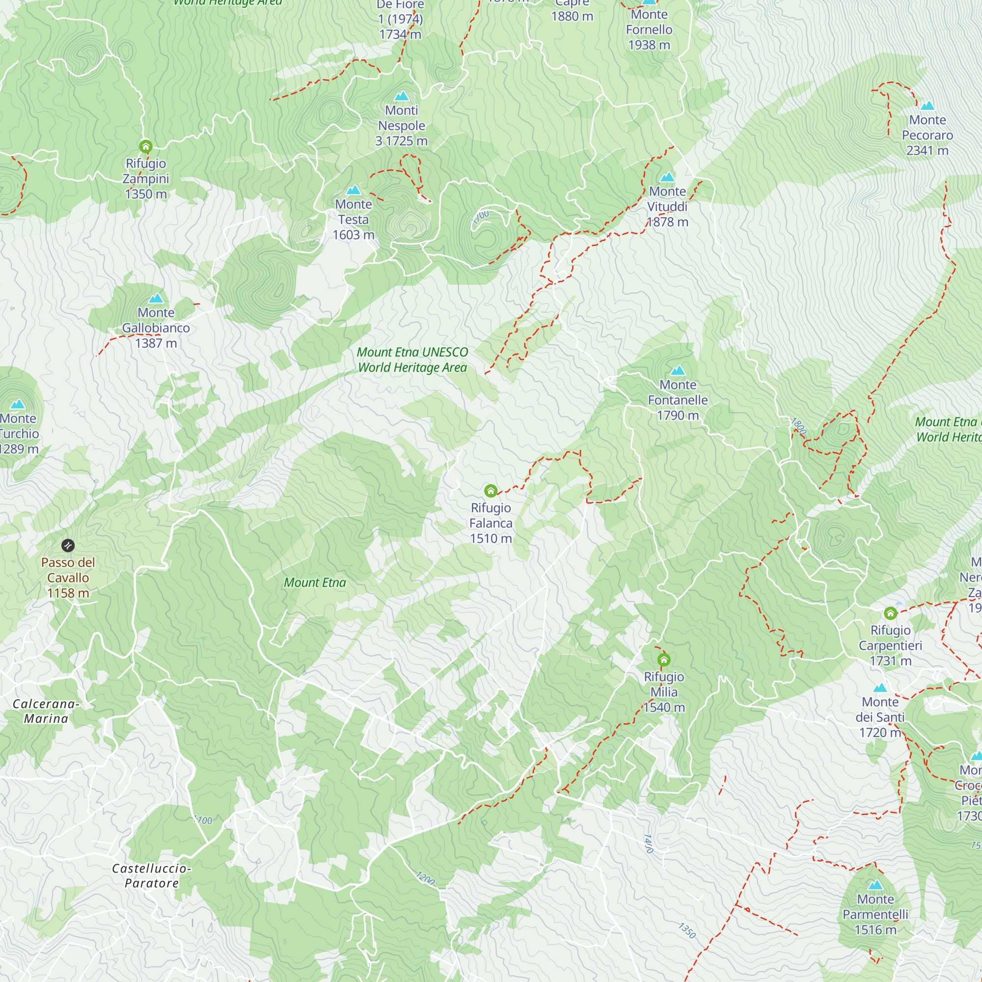 Rifugio Falanca map