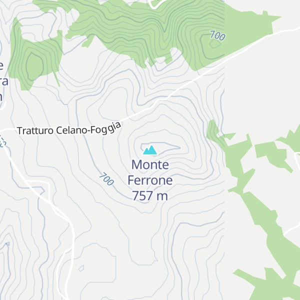 Map of Monte Ferrone