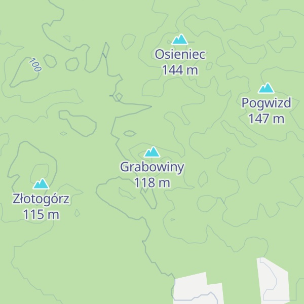 Map of Grabowiny