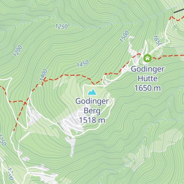 Map of Godinger Berg