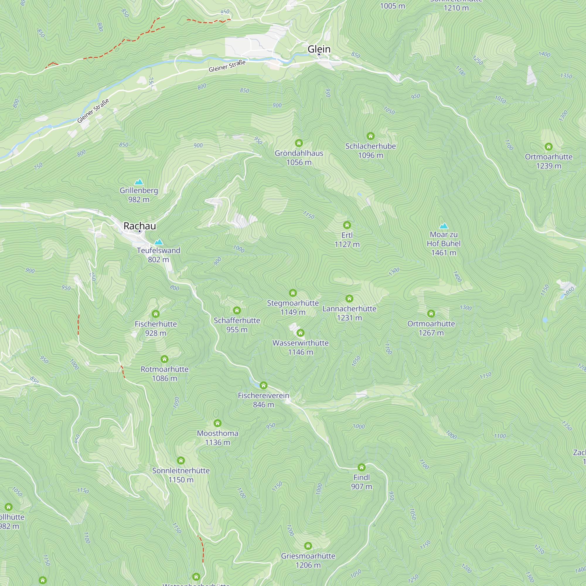 Stegmoarhütte map