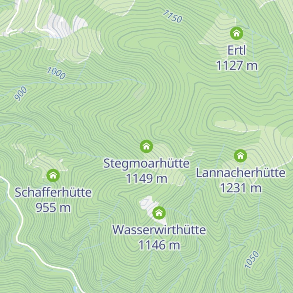 Map of Stegmoarhütte