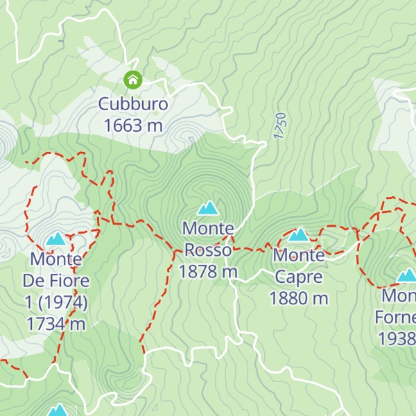 Map of Monte Rosso