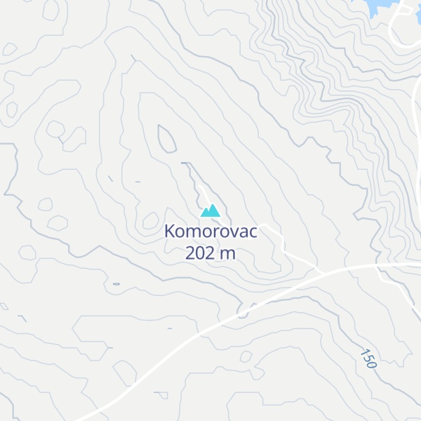 Map of Komorovac