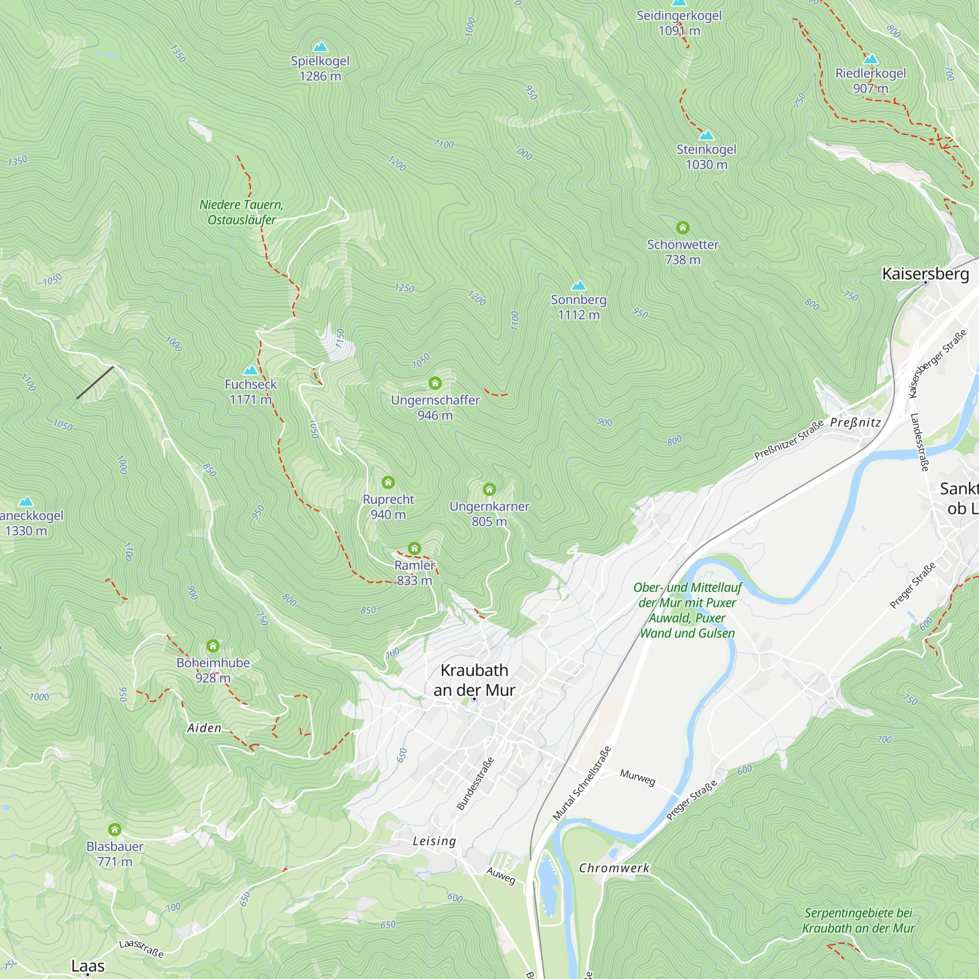 Ungernkarner map
