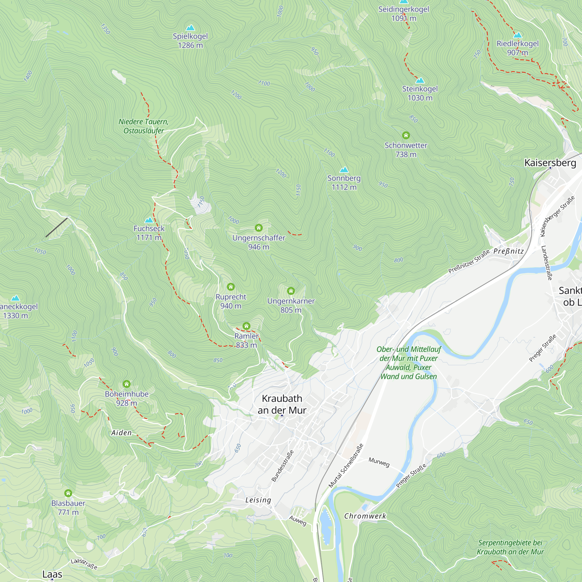 Ungernkarner map
