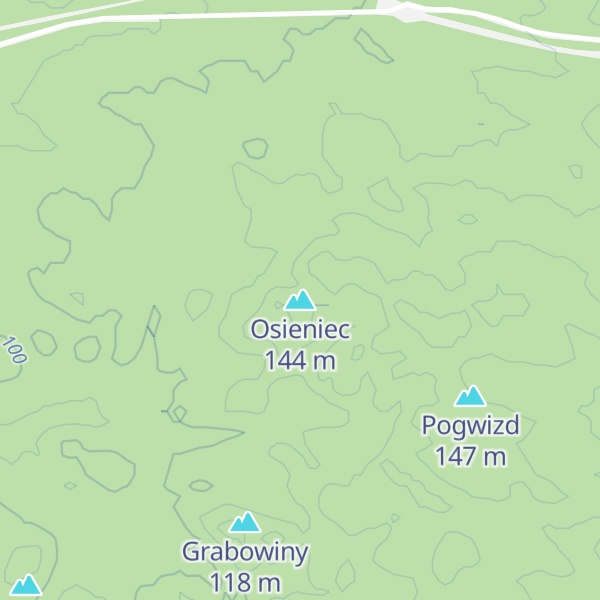Map of Osieniec